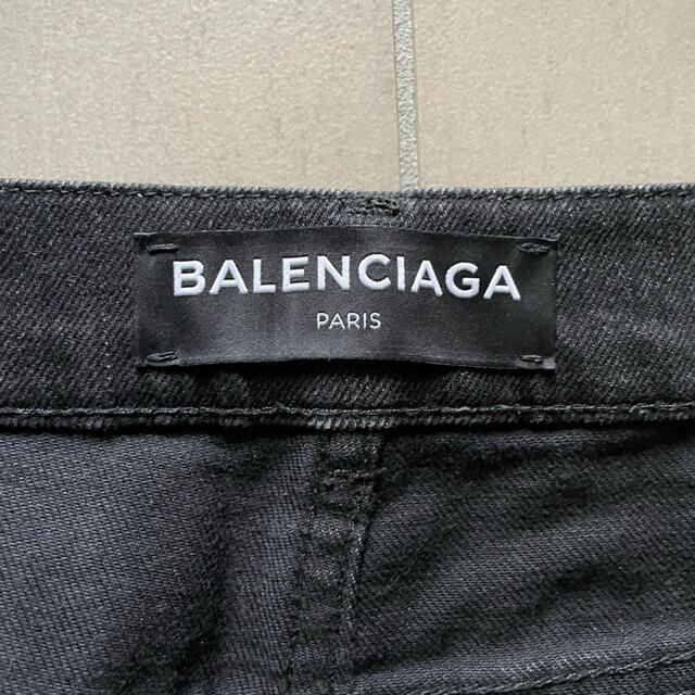 Balenciaga(バレンシアガ)のバレンシアガ BALENCIAGA スキニー ブラック デニム 28 美品 メンズのパンツ(デニム/ジーンズ)の商品写真