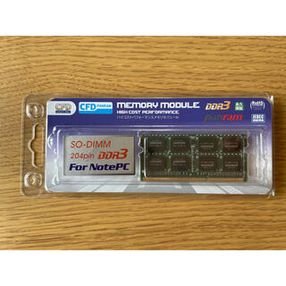 CFD PANRAM DDR3 SO-DIMM 204pin for note(PCパーツ)
