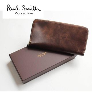 ポールスミス(Paul Smith)の 《ポールスミス コレクション》箱付新品  上質レザーラウンドファスナー式長財布(長財布)