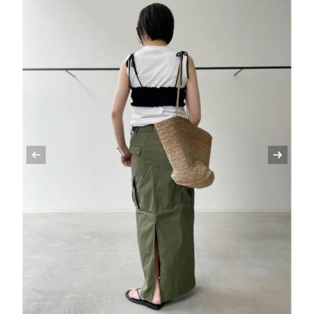 L'Appartement DEUXIEME CLASSE(アパルトモンドゥーズィエムクラス)のアパルトモン  新品★【シオタ】Cargo Maxi Skirt 38サイズ★ レディースのスカート(ロングスカート)の商品写真