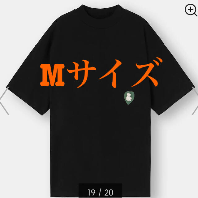 GU(ジーユー)のGU イガリシノブ　コラボTシャツ　ブラック レディースのトップス(Tシャツ(半袖/袖なし))の商品写真