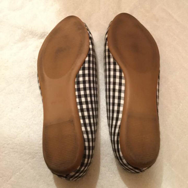 しまむら(シマムラ)のオープントゥ ギンガムチェック パンプス レディースの靴/シューズ(ハイヒール/パンプス)の商品写真