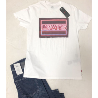 リーバイス(Levi's)の新品　 Levi's   Tシャツ　L  ネオン　タグ付(Tシャツ/カットソー(半袖/袖なし))