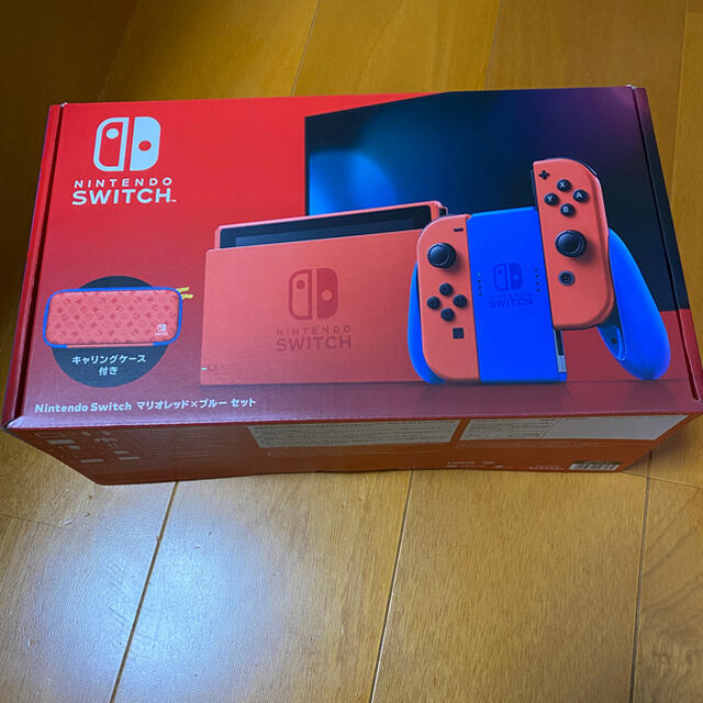 Nintendo switch  本体　マリオレッド×ブルー　新品　未開封