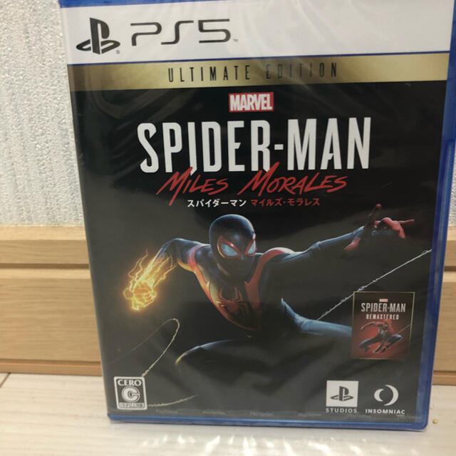 MARVEL(マーベル)のps5 スパイダーマン　ソフト エンタメ/ホビーのゲームソフト/ゲーム機本体(家庭用ゲームソフト)の商品写真