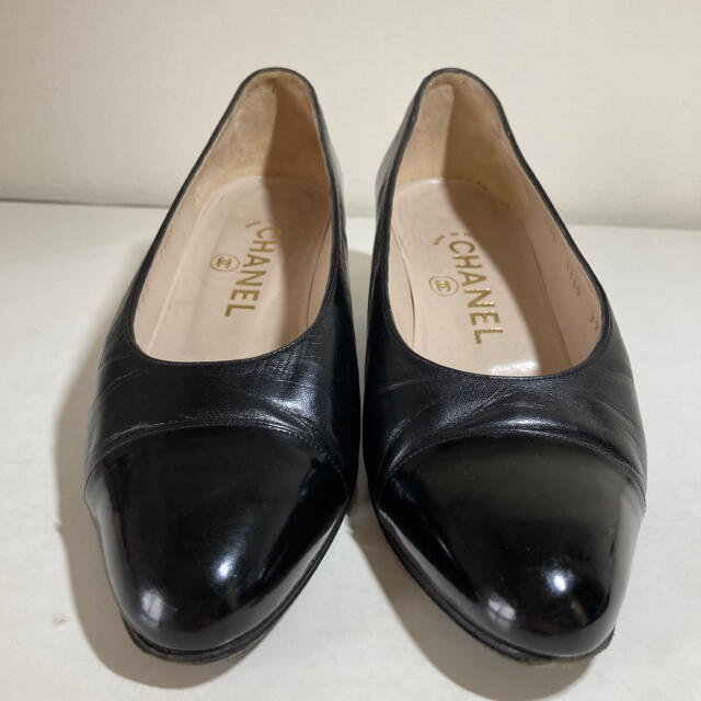 CHANEL 37 シャネル パンプスの通販 by Momo's shop｜シャネルならラクマ - CHANEL ヒール 靴 黒 20%OFF