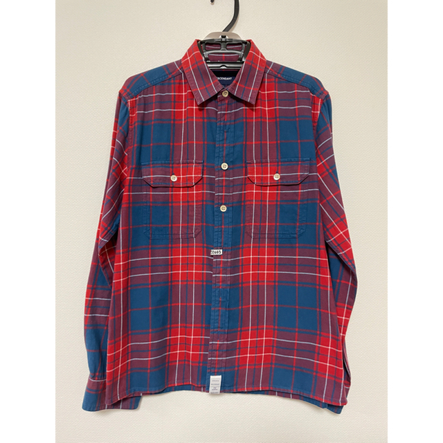 DESCENDANT MILPITAS CHECK LS SHIRTS M美品