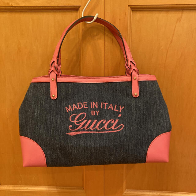 Gucci - 【新品・未使用】グッチ　GUCCI デニム　トートバッグ　ショルダーバッグ