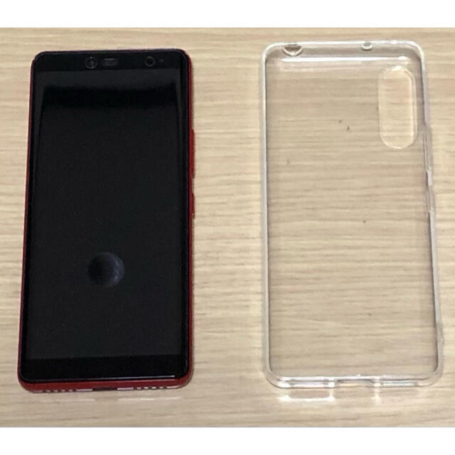 Rakuten(ラクテン)のRakuten Hand RED  、楽天ハンド　赤　中古品 スマホ/家電/カメラのスマートフォン/携帯電話(スマートフォン本体)の商品写真