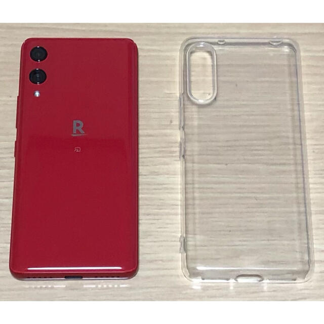 Rakuten(ラクテン)のRakuten Hand RED  、楽天ハンド　赤　中古品 スマホ/家電/カメラのスマートフォン/携帯電話(スマートフォン本体)の商品写真