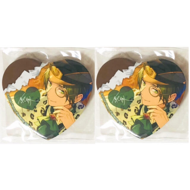 新品☆あんスタ☆紅月【蓮巳敬人】一番カフェ☆ハート型缶バッジ 新品☆あんスタ☆紅月【蓮巳敬人】一番カフェ☆ハート型缶バッジ