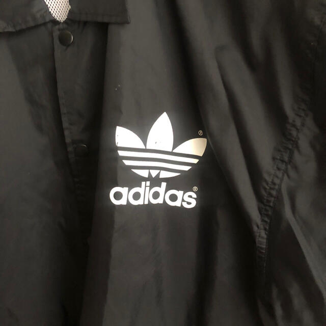 WEB限定デザイン adidas コーチジャケット 90s ビッグロゴ ナイロン