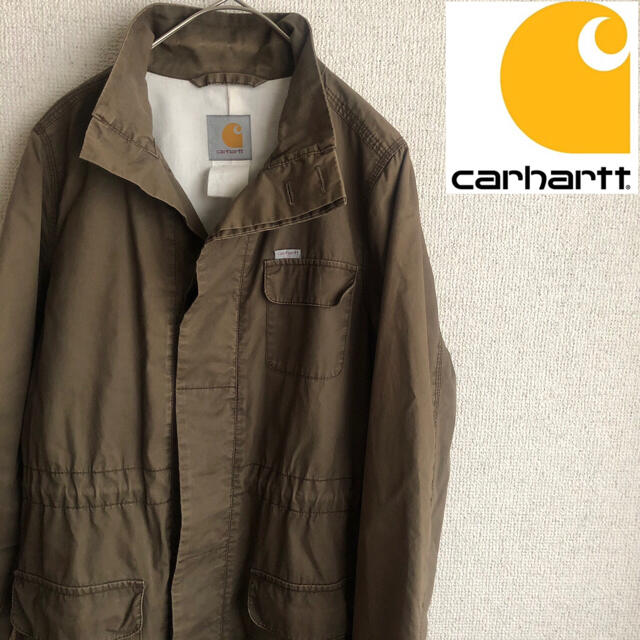 carhartt(カーハート)の90s Carhartt ミリタリー　ジャケット　レディース　カーハート　S レディースのジャケット/アウター(ミリタリージャケット)の商品写真