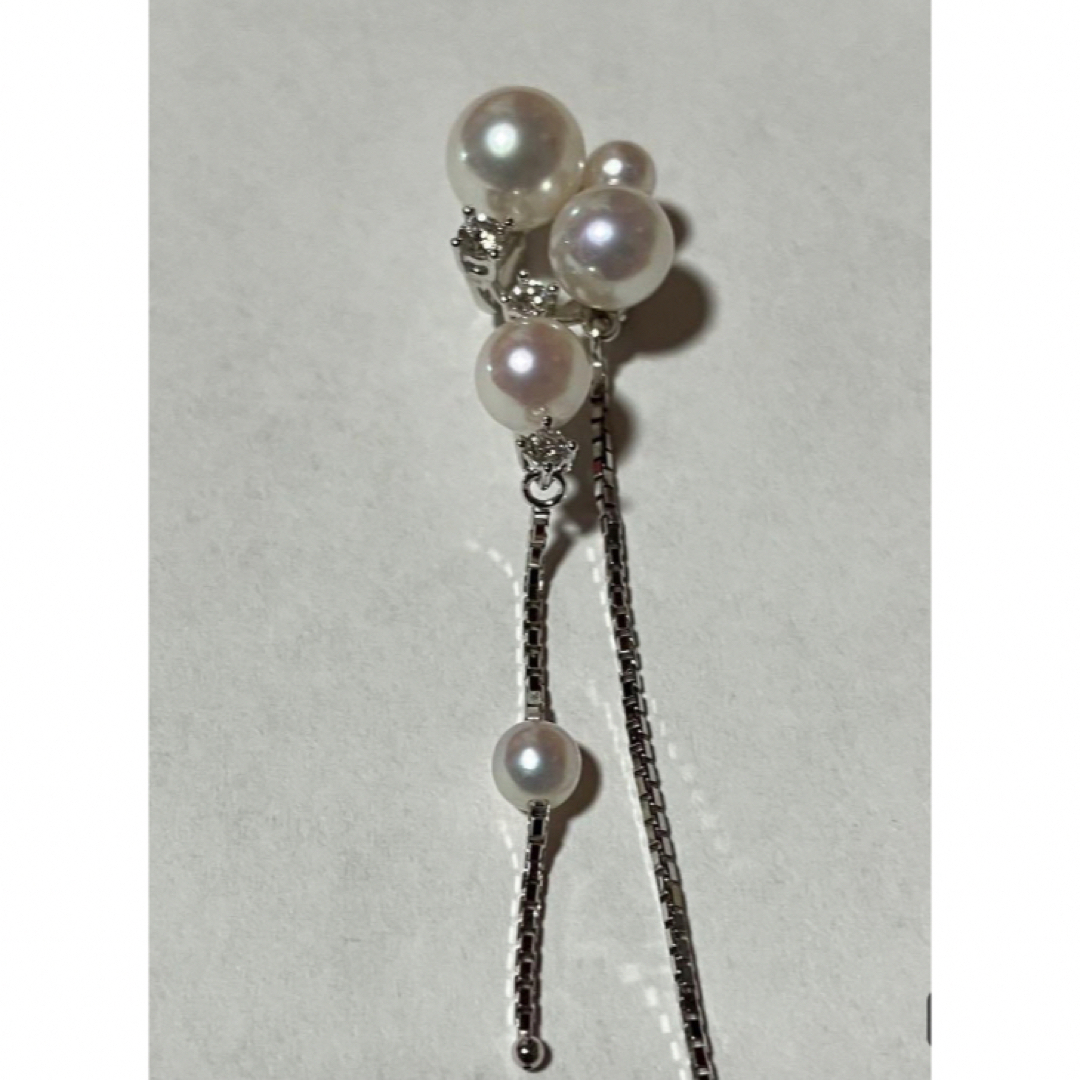 TASAKI(タサキ)の真珠ネックレス　TASAKI ダイヤ付き レディースのアクセサリー(ネックレス)の商品写真