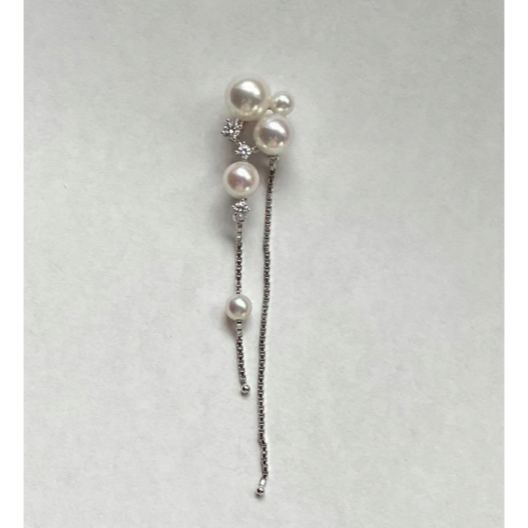TASAKI(タサキ)の真珠ネックレス　TASAKI ダイヤ付き レディースのアクセサリー(ネックレス)の商品写真