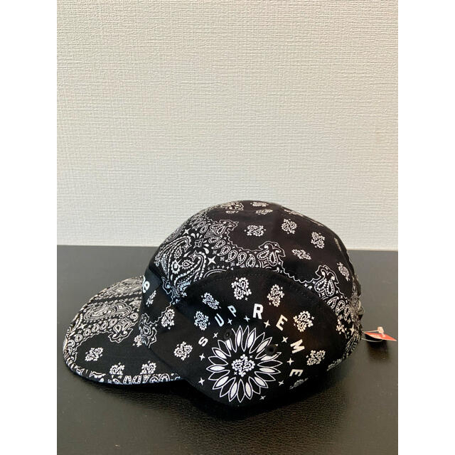 Supreme(シュプリーム)のSupreme bandana camp cap black メンズの帽子(キャップ)の商品写真