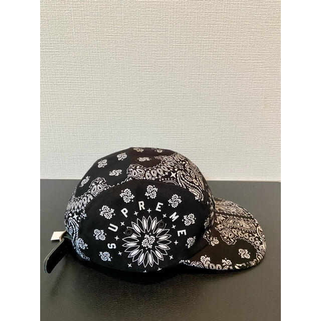 Supreme(シュプリーム)のSupreme bandana camp cap black メンズの帽子(キャップ)の商品写真