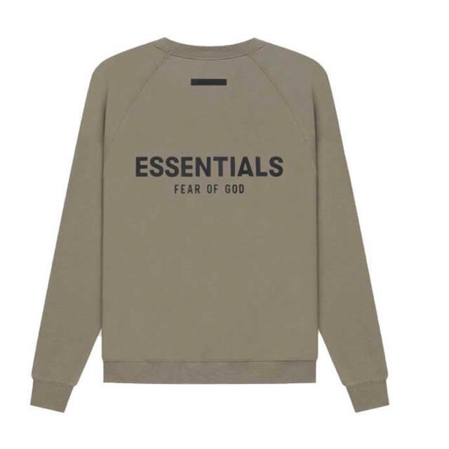 FEAR OF GOD(フィアオブゴッド)のESSENTIALS Pull-Over Crewneck "Taupe" L メンズのトップス(スウェット)の商品写真