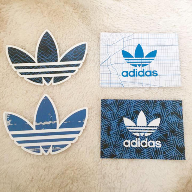 adidas(アディダス)のAdidas ステッカー＆ポストカード インテリア/住まい/日用品の文房具(その他)の商品写真