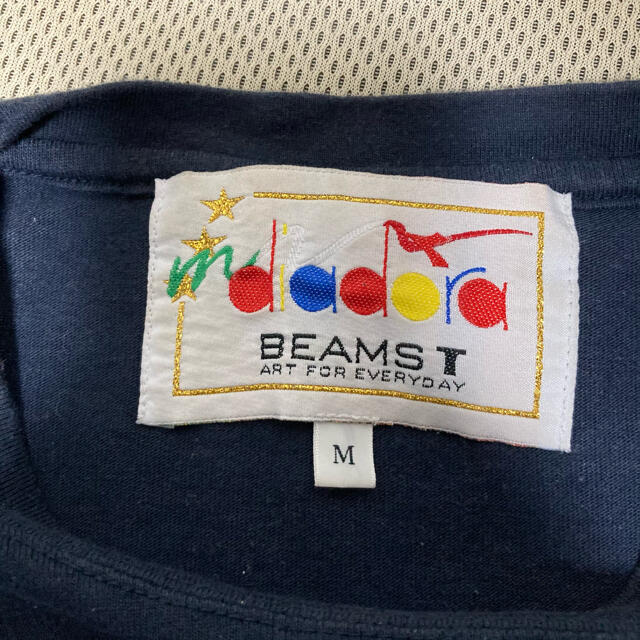 BEAMS(ビームス)のdiadora BEAMS T Tシャツ ディアドラ ビームス Mサイズ メンズのトップス(Tシャツ/カットソー(半袖/袖なし))の商品写真