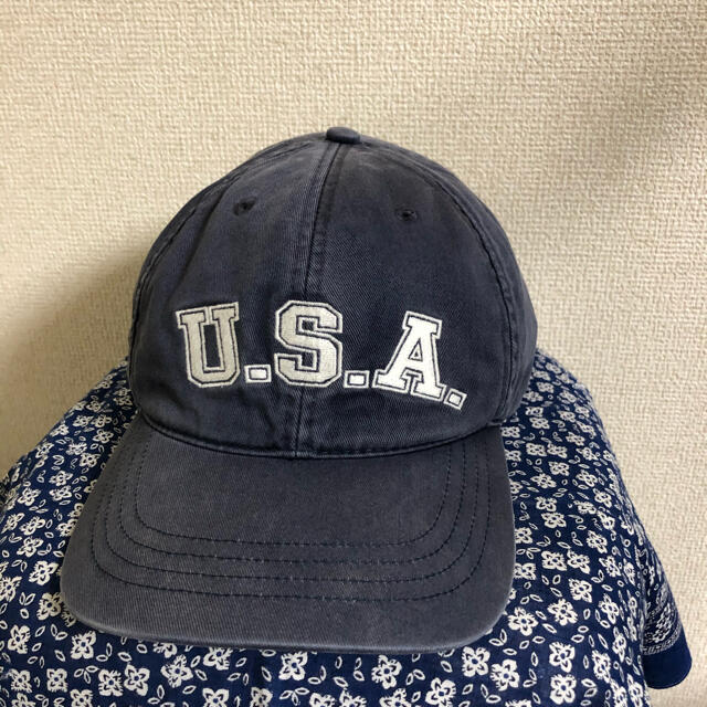 90's POLO SPORT ポロスポーツ　USA ロゴ　キャップメンズ