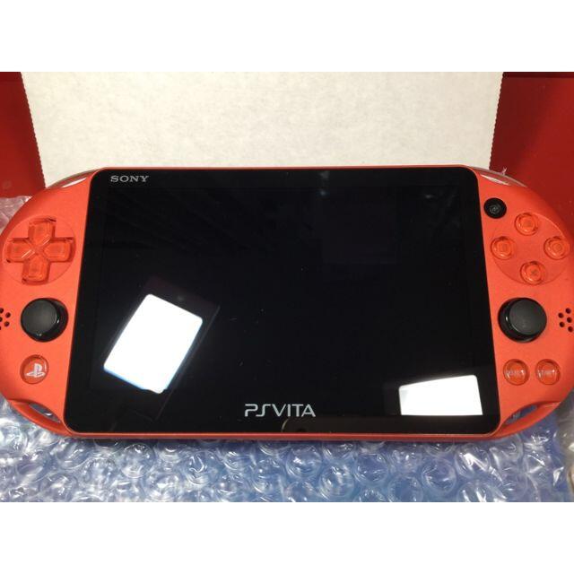 美品！psvita PCH-2000 メタリックレッド