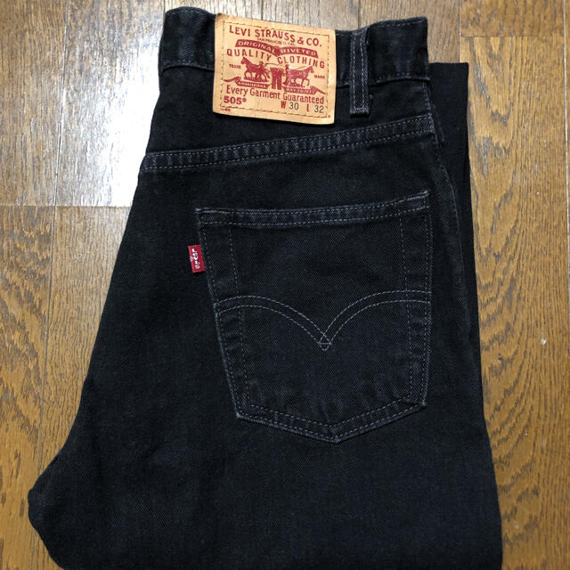 Levi's(リーバイス)の00's Levi's リーバイス 505 ブラックデニム グアテマラ製 メンズのパンツ(デニム/ジーンズ)の商品写真