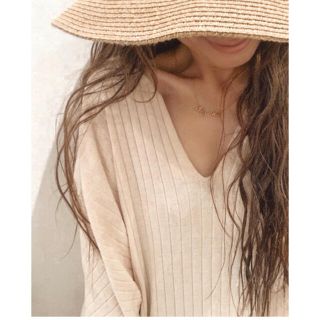 マウジー(moussy)のMOUSSY VN RELAX KNIT DRESS(ロングワンピース/マキシワンピース)