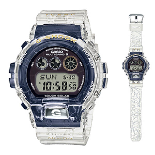 時計G SHOCK 25周年記念モデル　イルカクジラ　GW-6903K-7JR