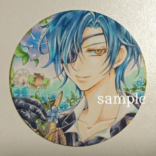 手描きイラスト★燭台切光忠 コピックコースター(アート/写真)