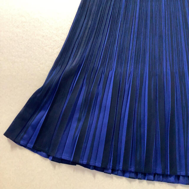 PLEATS PLEASE*スカート*サイズ5*ネイビー*L0638-