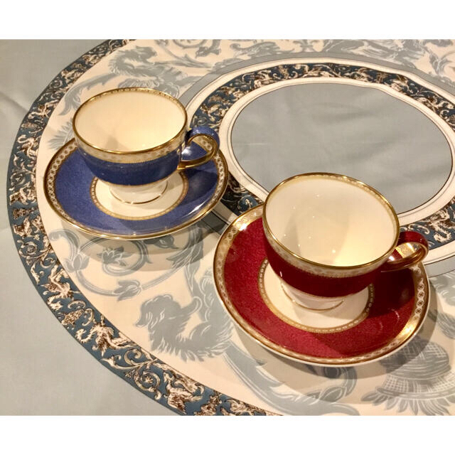 サイズ】 WEDGWOOD - ウェッジウッド カップ&ソーサー ユーランダー