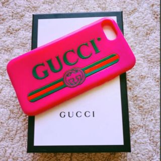 グッチ(Gucci)のGUCCI♡シリコンiPhone7 8ケース(iPhoneケース)