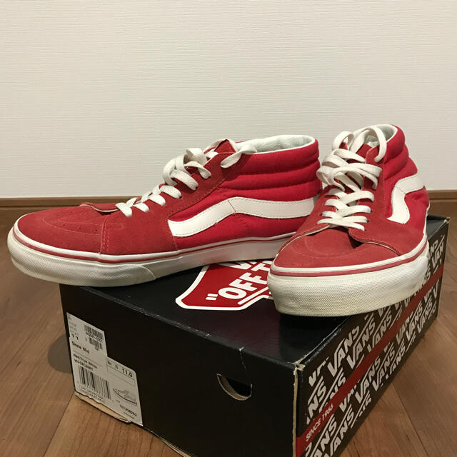 VANS ヴァンズ SkateMid USA企画 赤 29cm