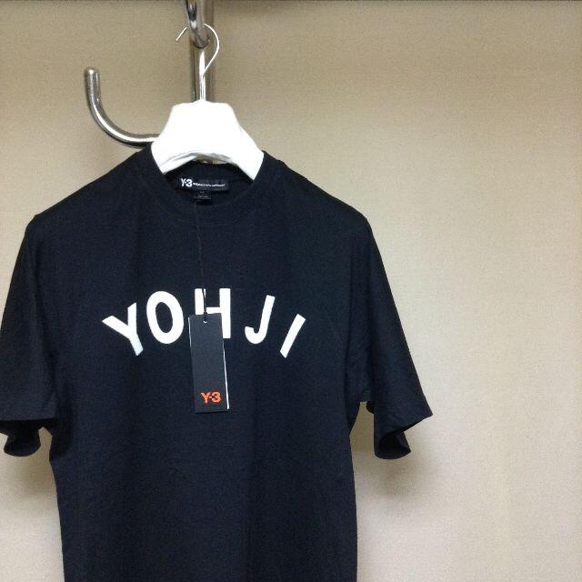 新品 S Y-3 adidas 19aw YOHJI ロゴ Tシャツ 黒 135