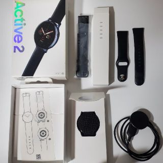 ギャラクシー(Galaxy)のSAMSUNG GALAXY WATCH ACTIVE2 40MM Black(腕時計(デジタル))