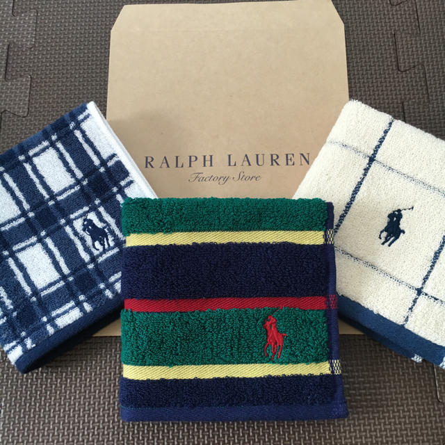 Ralph Lauren(ラルフローレン)の10枚以上まとめ買いOK୧⍢⃝୨ラルフローレン タオルハンカチ メンズのファッション小物(ハンカチ/ポケットチーフ)の商品写真