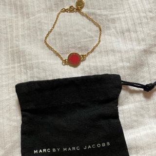 マークバイマークジェイコブス(MARC BY MARC JACOBS)の美品　マークバイマークジェイコブズ　ピンク　ブレスレット(ブレスレット/バングル)