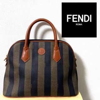 フェンディ(FENDI)のFENDI ペカンハンドバッグ　ヴィンテージ　ズッカ　マンマバケット　ショルダー(ハンドバッグ)