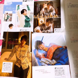 カトゥーン(KAT-TUN)の亀梨和也さん 亀カメラ　p8 切り抜き(アイドルグッズ)