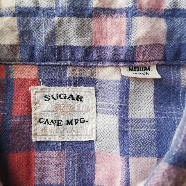 Sugar Cane(シュガーケーン)のSUGARCANE★チェック半袖ワークシャツ★ユニオンチケット★ メンズのトップス(シャツ)の商品写真