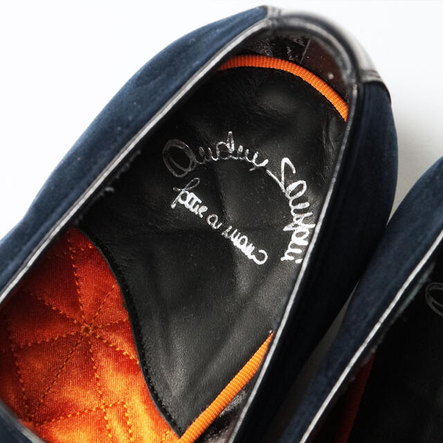 Santoni(サントーニ)のSANTONI サントーニダブルモンクベロアシューズUK9/27.5cm メンズの靴/シューズ(ドレス/ビジネス)の商品写真