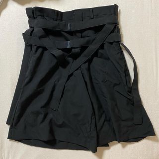 コムデギャルソン(COMME des GARCONS)のCOMME des GARÇONS ショートパンツ S ブラック(ショートパンツ)