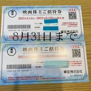 びわ様専用　東宝　映画株主優待券　2枚(その他)