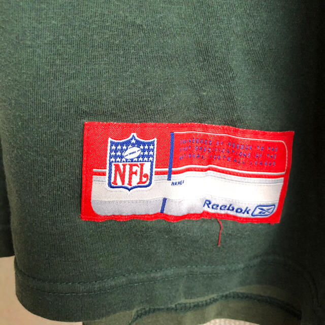 Reebok(リーボック)の90s reebok NFL JETS ロゴプリント　半袖　Tシャツ　L 古着 メンズのトップス(Tシャツ/カットソー(半袖/袖なし))の商品写真