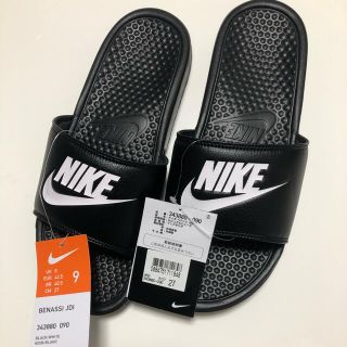 ナイキ(NIKE)のNIKEベナッシサンダル‼️27センチ‼️ブラック‼️(サンダル)