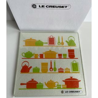 ルクルーゼ(LE CREUSET)のル・クルーゼ　ガラスキッチンプレート(キッチン小物)