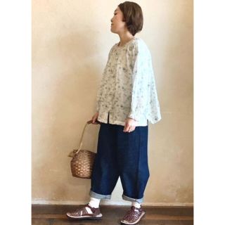 ネストローブ(nest Robe)のオチャマ 様限定☆値下げします！未使用☆ネストローブ  プリントブラウス(シャツ/ブラウス(長袖/七分))