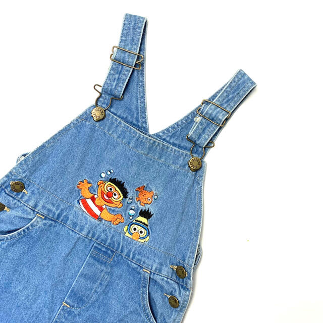 SESAME STREET(セサミストリート)の110cm sesame street Short overall キッズ/ベビー/マタニティのキッズ服男の子用(90cm~)(パンツ/スパッツ)の商品写真