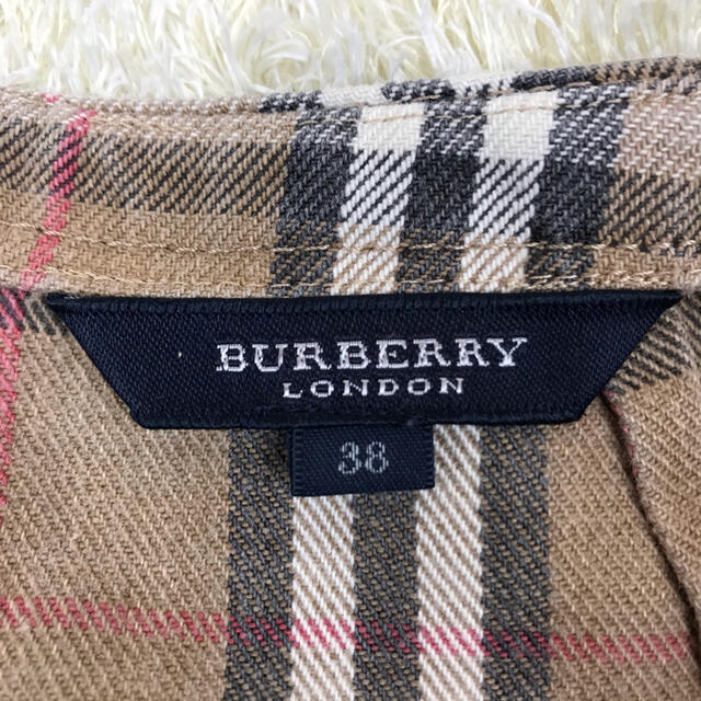 BURBERRY(バーバリー)の美品✨BURBERRY LONDON 膝丈スカート ノバチェック コットン M レディースのスカート(ひざ丈スカート)の商品写真